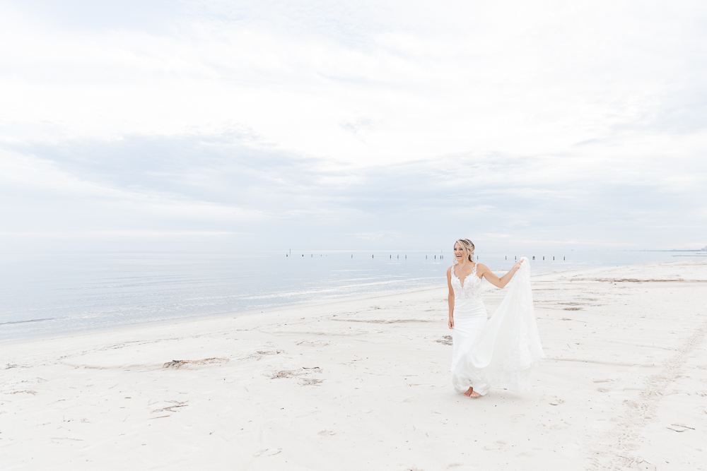 Annie Elise Photography | Mississippi Gulf Coast Beach Bridal Session
