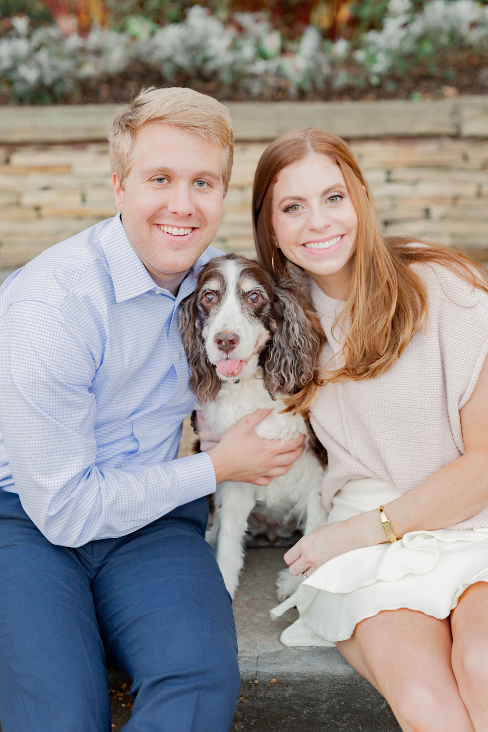 Annie Elise Photography | MS Art Museum | Jackson Engagement | Cocker Spaniel Dog
