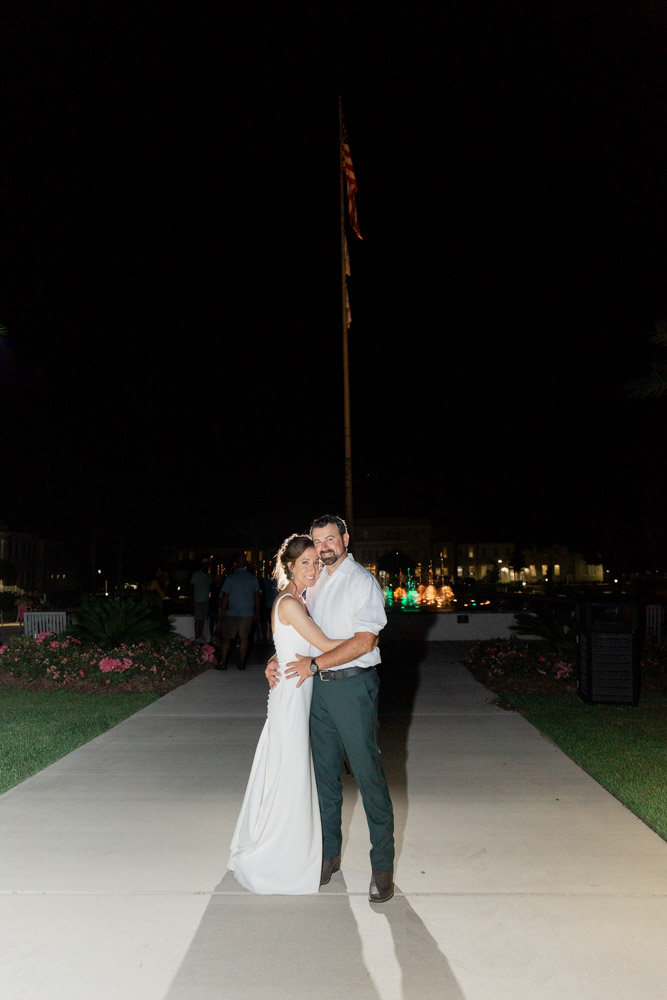 Jessica + Jordan - Annie Elise Photography - Centennial Plaza Fountain