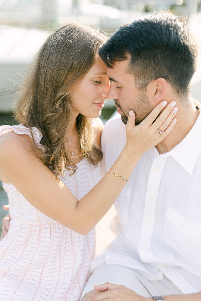 engagement photos | hispanic couple in Gulfport | Downtown Mississippi