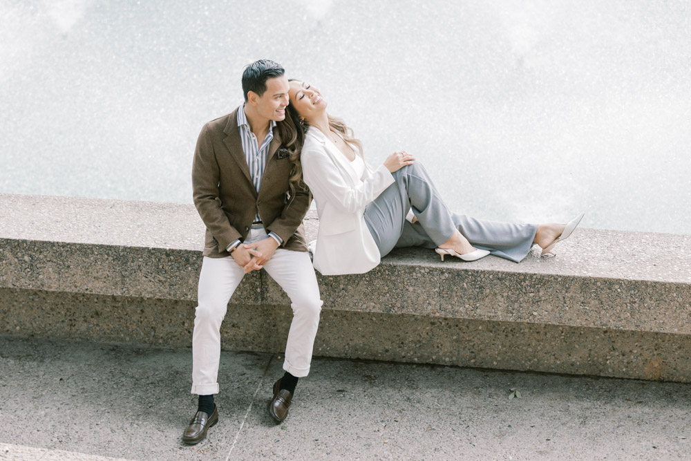 Texas styled engagement session | Dallas Fort Worth, Water Gardens | Annie Elise Photography | Fine art photographer | Men 